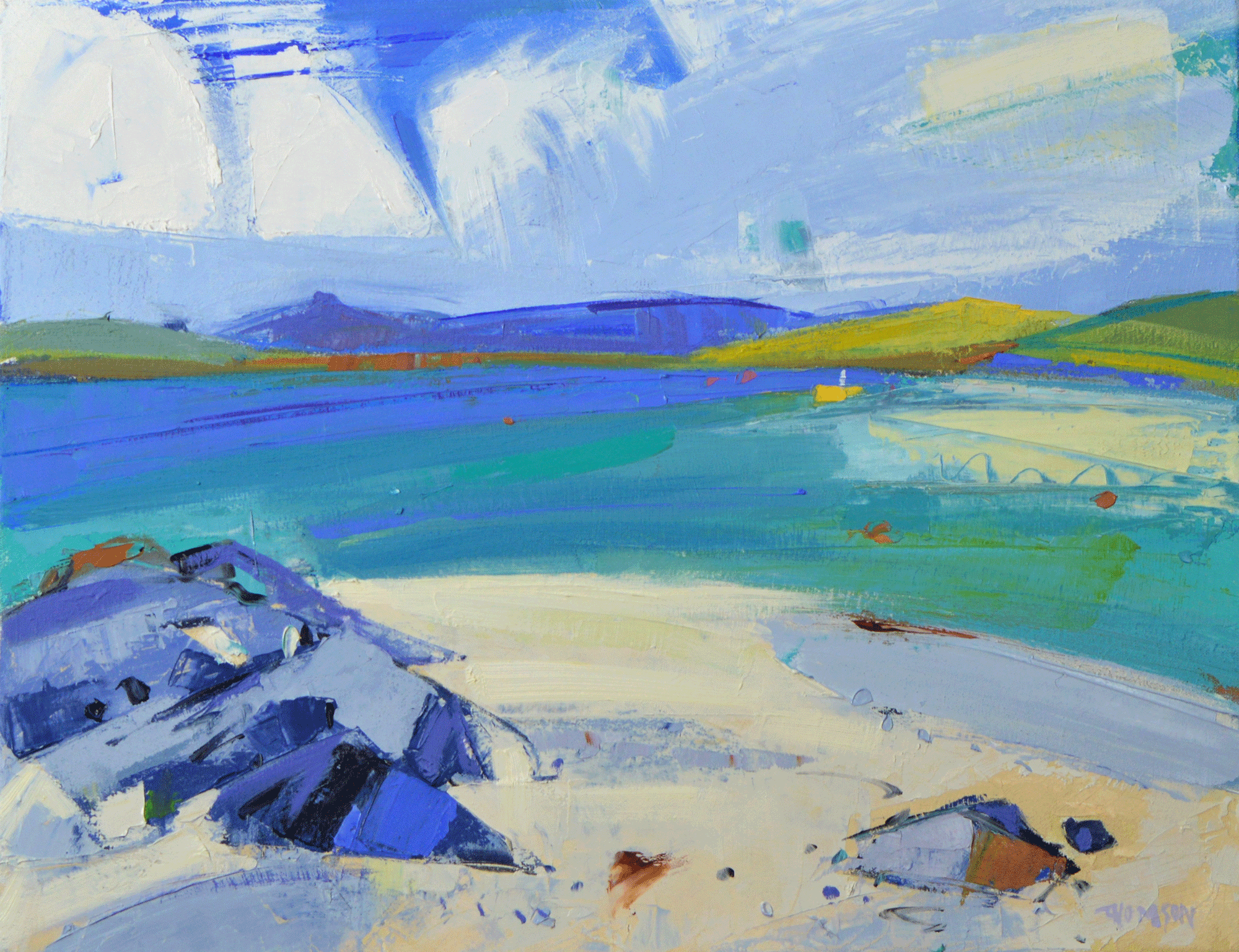 The Yellow Boat, Griminish, North Uist Marion Thomson